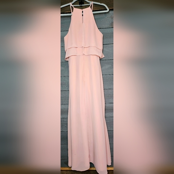 LUXURY Jenny Yoo Charlie Ruffle Bodice Gown - Picture 3 of 9